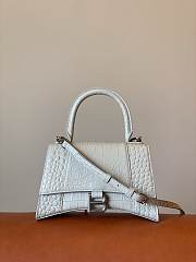 Balenciaga Hourglass S Gream White tote bag - 6