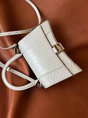 Balenciaga Hourglass S Gream White tote bag - 5