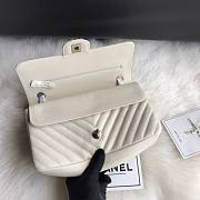 Chanel Flap Bag Chevron Caiar 25CM With Silver Hardware - 3