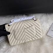 Chanel Flap Bag Chevron Caiar 25CM With Gold Hardware - 2