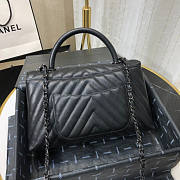 Chanel Coco Handle Caviar All Black 28cm - 4