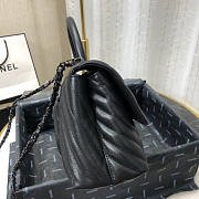 Chanel Coco Handle Caviar All Black 28cm - 2