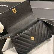 Chanel Coco Handle Caviar Black 23cm - 2