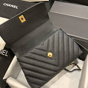 Chanel Coco Handle Caviar Black gold hardware 23cm - 4