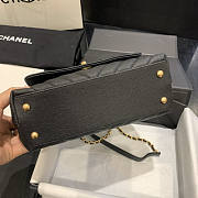 Chanel Coco Handle Caviar Black gold hardware 23cm - 2