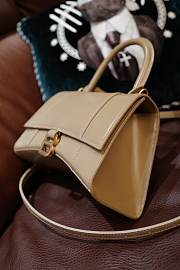Balenciaga Hourglass S Tote Bag Beige - 3