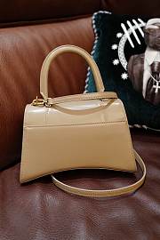 Balenciaga Hourglass S Tote Bag Beige - 2