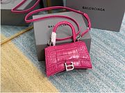 BALENCIAGA HOURGLASS XS TOP HANDLE BAG - 1