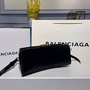 BALENCIAGA HOURGLASS XS TOP HANDLE BAG BLACK  - 5