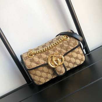 GUCCI GG Marmont style 446744 Black 