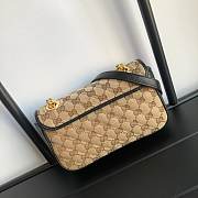 GUCCI GG Marmont style 446744 Black  - 2