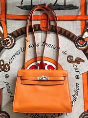 Forubags Kelly Danse 22cm Swift Orange Silver Buckle - HB2901 - 22cm - 1