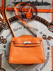 Forubags Kelly Danse 22cm Swift Orange Silver Buckle - HB2901 - 22cm - 4