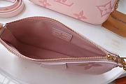 Forubags Louis Vuitton Multi Pochette Monogram Pink Leather - 24x13.5x4cm - 5