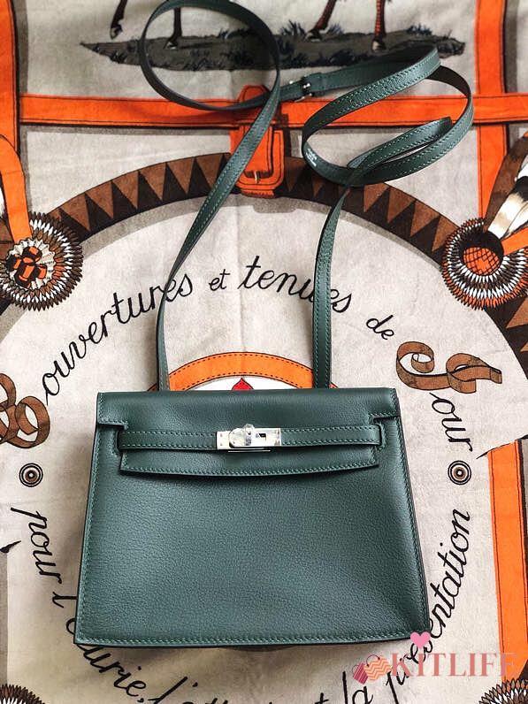 Forubags Kelly Danse Swift Malachite Green Silver Buckle - HB2901 - 22cm - 1