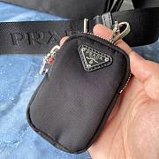Forubags Prada Nylon Hobo Bag Silver Hardware - 1bh204 - 22x12x6cm - 3