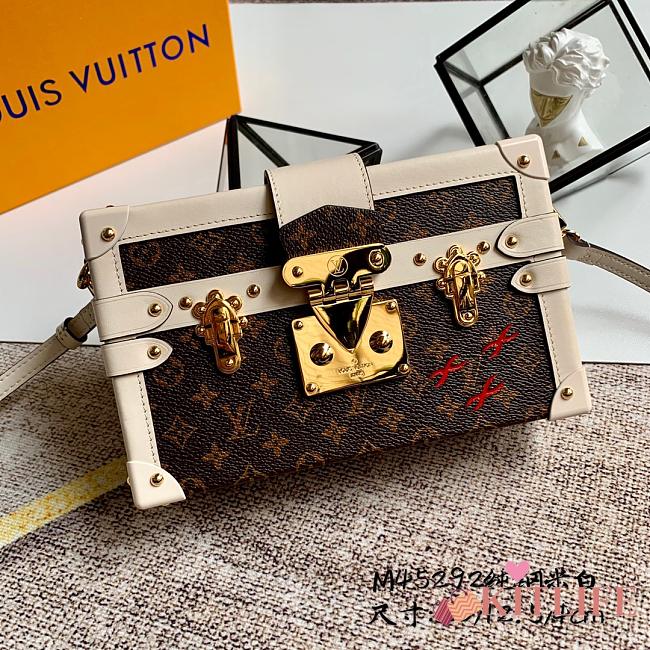Forubags Louis Vuitton PETITE MALLE Creme Beige - M45292 – 19x11.5x5cm - 1