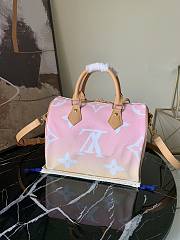 Forubags Louis Vuitton SPEEDY BANDOULIÈRE 25 Light Pink - M45724  – 25x19x15cm - 3