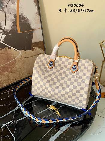 Forubags Louis Vuitton Speedy Speedy Bandoulière 30 Blue - N50054  – 30 x 21 x 17 cm