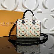Forubags Louis Vuitton Game On Speedy Bandoulière 25 White Monogram - M57466  – 25 x 19 x 15 cm - 1
