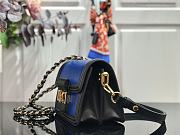 Forubags Louis Vuitton Dauphine MM Epi Leather Navy Blue - M56269  – 20 x 15 x 9 cm - 6