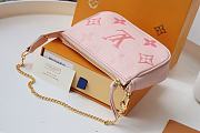 Kitlife Louis Vuitton LV Mini Pochette Accessoires Monogram Pink Leather -M80501 - 15.5x10.5x4 cm - 5
