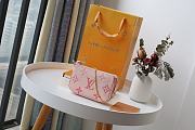 Kitlife Louis Vuitton LV Mini Pochette Accessoires Monogram Pink Leather -M80501 - 15.5x10.5x4 cm - 4