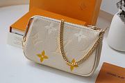 Forubags Louis Vuitton Mini Pochette Accessoires Monogram Beige Leather - M80501- 15.5x10.5x4 cm - 6