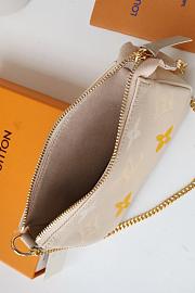 Forubags Louis Vuitton Mini Pochette Accessoires Monogram Beige Leather - M80501- 15.5x10.5x4 cm - 2