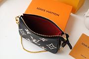 Forubags Louis Vuitton Mini Pochette Accessoires Monogram Black Leather -M80501 - 15.5x10.5x4 cm - 6