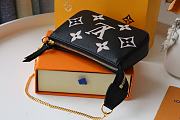 Forubags Louis Vuitton Mini Pochette Accessoires Monogram Black Leather -M80501 - 15.5x10.5x4 cm - 5