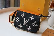 Forubags Louis Vuitton Mini Pochette Accessoires Monogram Black Leather -M80501 - 15.5x10.5x4 cm - 3