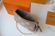 Forubags Louis Vuitton LV Mini Pochette Accessoires Monogram Gray Leather - M80501 - 15.5x10.5x4 cm - 3
