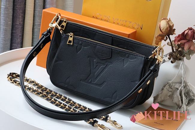 Forubags Louis Vuitton Multi Pochette Accessoires Black – M80399 – 25x14.5x4.5 cm - 1