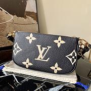 Forubags Louis Vuitton Multi Pochette Accessoires Bicolor Monogram Empreinte Leather – M45777 – 25x14.5x4.5 cm - 3