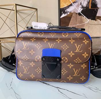 Forubags Louis Vuitton S Lock Messenger Blue – M45863 – 22x18.5x8 cm