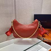 Forubags Prada Re-Edition 2005 Saffiano Leather Red Bag - 1BH204  – 18x6.5x22 cm - 2