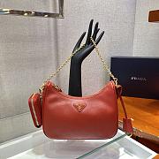 Forubags Prada Re-Edition 2005 Saffiano Leather Red Bag - 1BH204  – 18x6.5x22 cm - 3