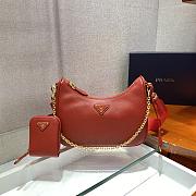 Forubags Prada Re-Edition 2005 Saffiano Leather Red Bag - 1BH204  – 18x6.5x22 cm - 5