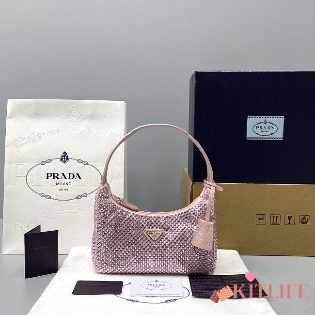 Forubags Re-Nylon Re-Edition 2000 Diamond Pink Mini - 1NE515  – 22x12x6cm - 1