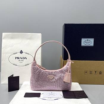 Forubags Re-Nylon Re-Edition 2000 Diamond Pink Mini - 1NE515  – 22x12x6cm