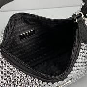 Forubags Re-Nylon Re-Edition 2000 Diamond Black Mini - 1NE515  – 22x12x6cm - 3