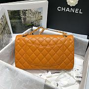 Forubags Chanel Classic Double Flap Bag Orange - 25cm - 5