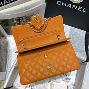 Forubags Chanel Classic Double Flap Bag Orange - 25cm - 4