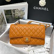 Forubags Chanel Classic Double Flap Bag Orange - 25cm - 2