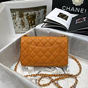 Forubags Chanel Classic Double Flap Bag Orange - 20cm - 2
