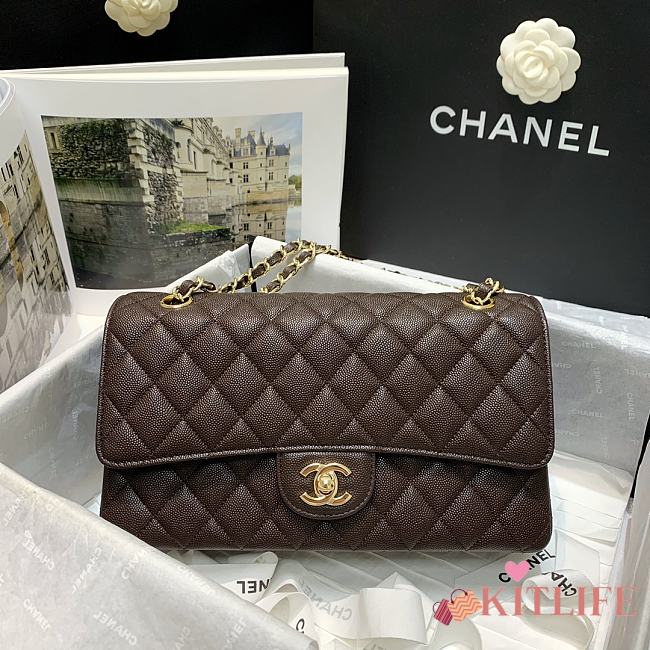 Forubags Chanel Classic Double Flap Bag Brown - 25cm - 1