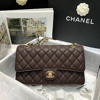 Forubags Chanel Classic Double Flap Bag Brown - 25cm