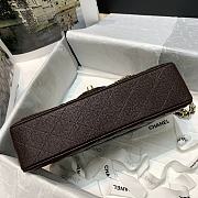 Forubags Chanel Classic Double Flap Bag Brown - 25cm - 3