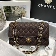 Forubags Chanel Classic Double Flap Bag Brown - 25cm - 4